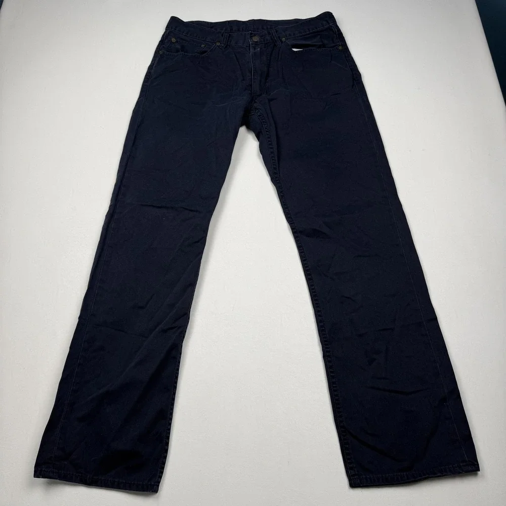 Polo Ralph Lauren Jeans Mens 33x32 Blue 650 Straight Fit Cotton Denim Pants
